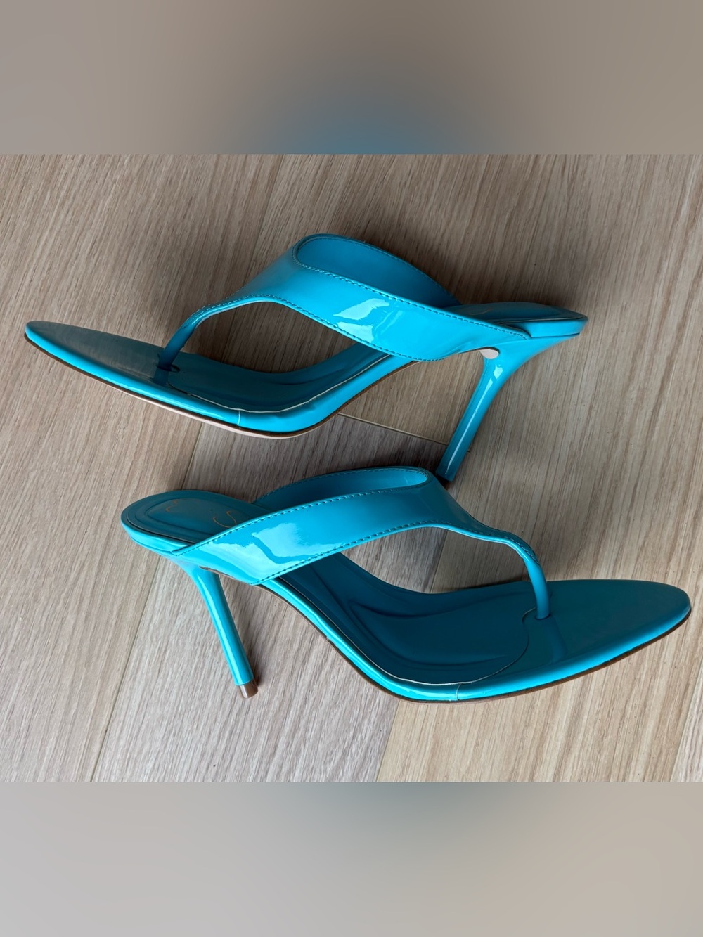 Aqua Thong Heel Sandals